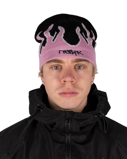 FLAME BEANIE PINK