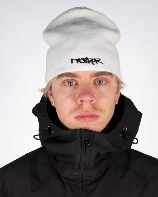 WHITE BEANIE