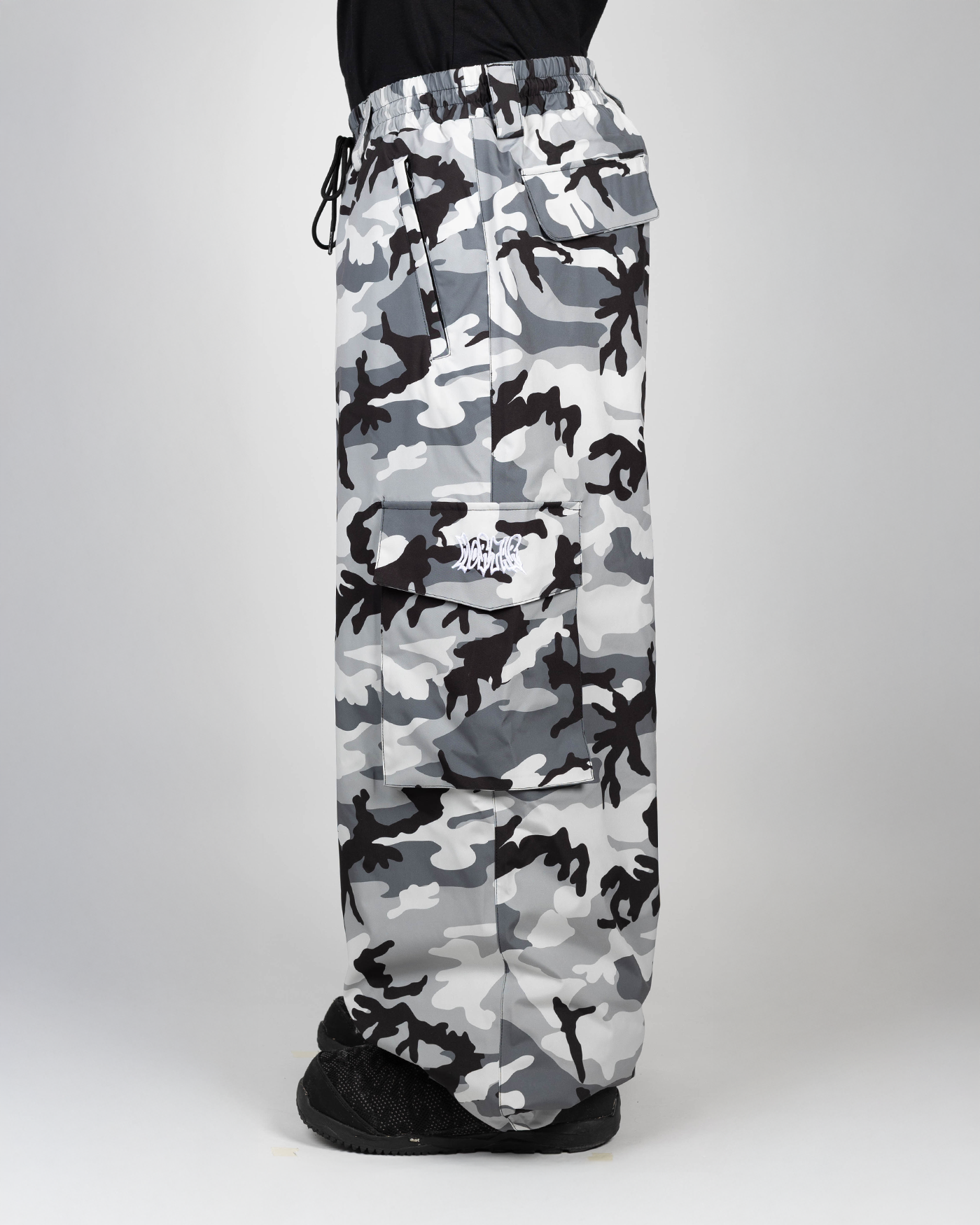 BAGGY SNOWPANTS WINTER CAMO