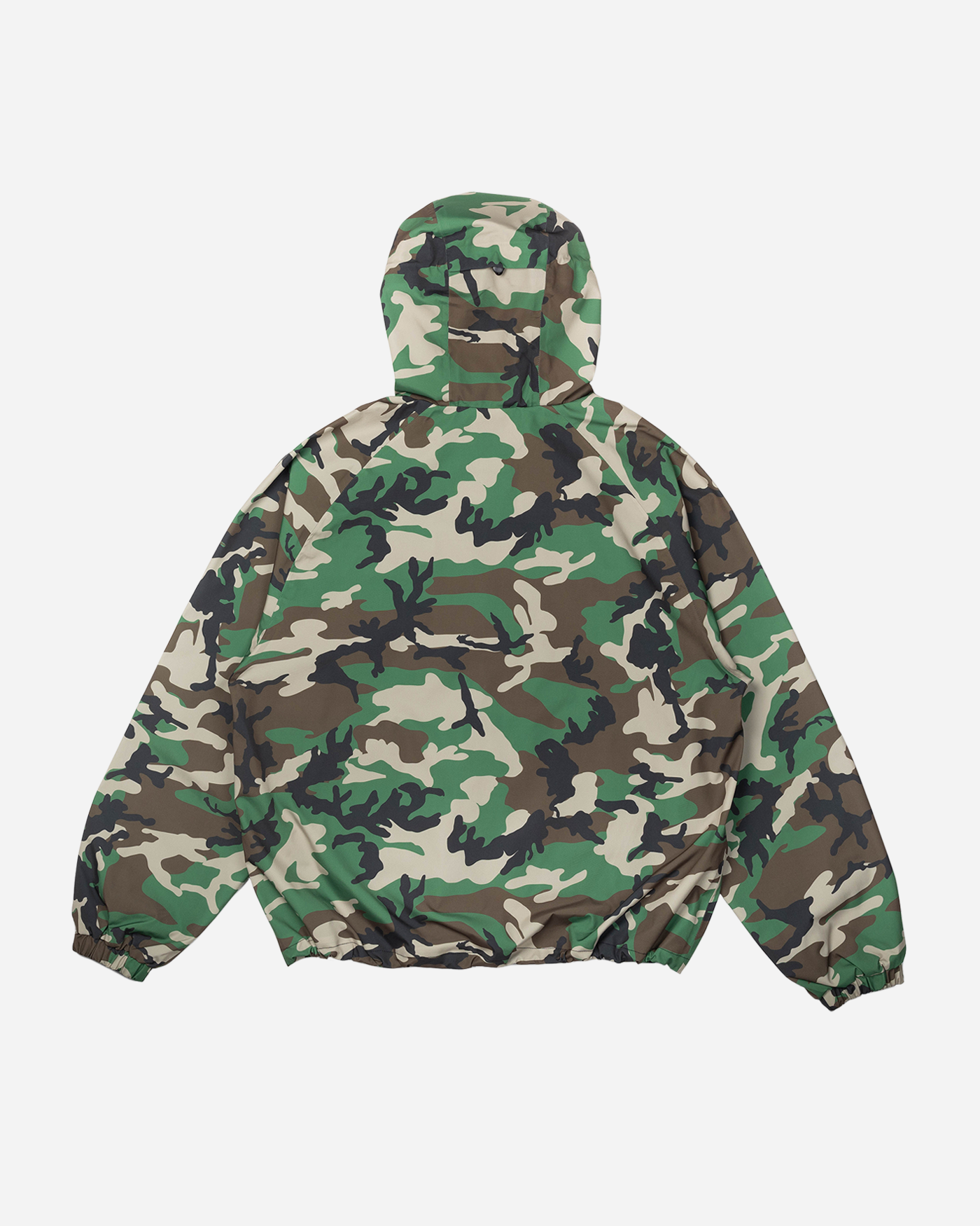 Camo snow jacket back view