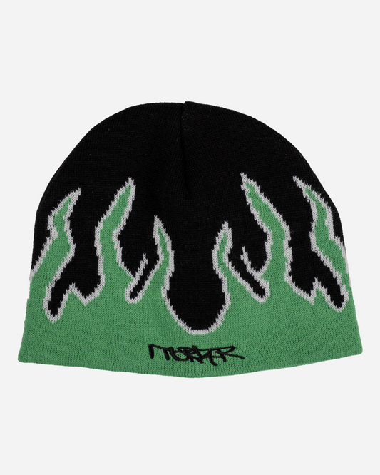 FLAME BEANIE GREEN