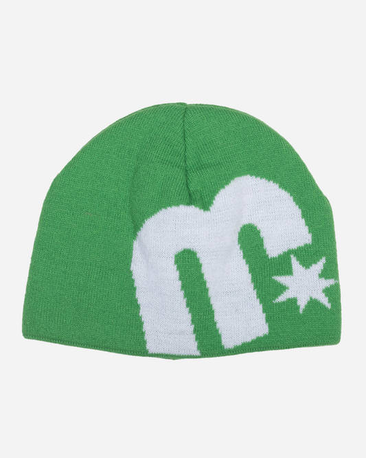 M STAR BEANIE GREEN (FREE)