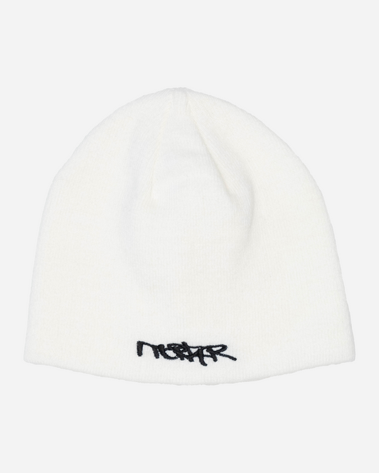WHITE BEANIE